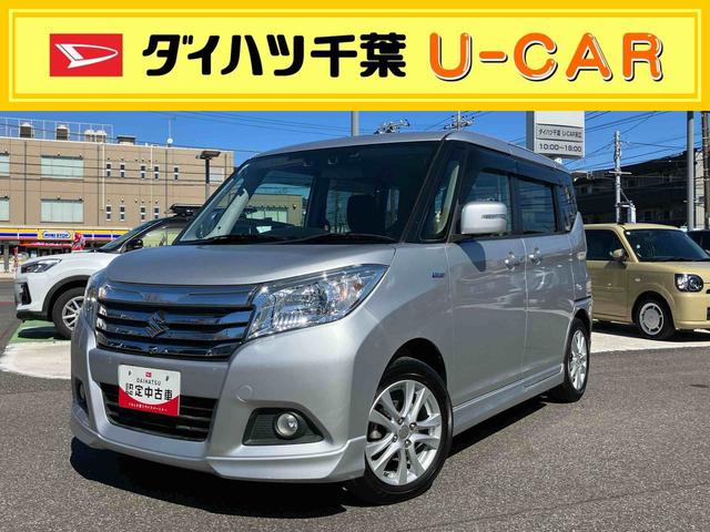 ソリオハイブリッドＭＺＳＤナビゲーション　ＣＤ　ＤＶＤ　パノラマカメラ　ドライブレコーダー　ＥＴＣ車載器　衝突回避支援ブレーキ　横滑り防止装置　アイドリングストップ　両側電動スライドドア　プッシュボタンスタート（千葉県）の中古車