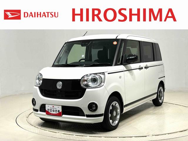 ムーヴキャンバスＧブラックアクセントＶＳ　ＳＡIII　ナビ　ドラレコ　ＥＴＣＬＥＤヘッドランプ・フォグランプ　置き楽ボックス　オートライト　プッシュボタンスタート　セキュリティアラーム　パノラマモニター対応カメラ　両側パワースライドドア（広島県）の中古車