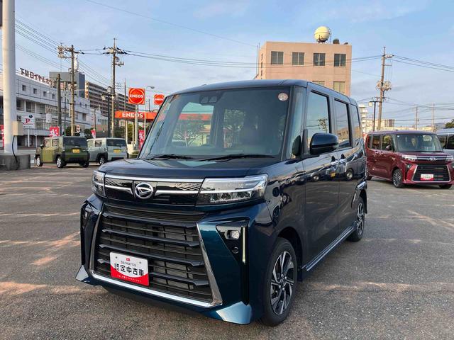 タントカスタムＸキーレススタートシステム　スマートキー　点検記録簿　ＡＢＳ付　アルミホイール　エアバック（山口県）の中古車