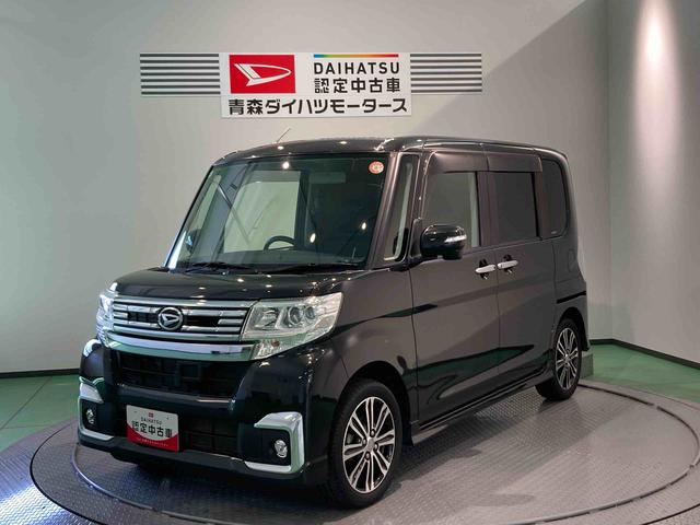 タントカスタムＲＳナビ　エンスタ　下回り防錆済み　両側スライドドア　プッシュスタート　スマートキー　ＡＢＳ　ターボ　４ＷＤ　アルミ　エアバッグ（青森県）の中古車