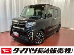 タントカスタムＲＳ下取車　ターボ　９インチナビ　バックカメラ　ＥＴＣ　前後ドライブレコーダー　シートヒーター　アダプティブクルーズコントロール　両側電動スライドドア　Ｂｌｕｅｔｏｏｔｈ　フルセグＴＶ　ＬＥＤヘッドランプ