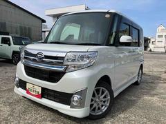 タントカスタムＲＳ　ＳＡ２ＷＤ　ＣＶＴ　スマートアシスト　ミラクルオープンドア　ナビ付き　ベンチシート　プッシュボタンスタート　アイドリングストップ　両側電動スライドドア　フォグランプ　運転席・助手席ＳＲＳエアバッグ