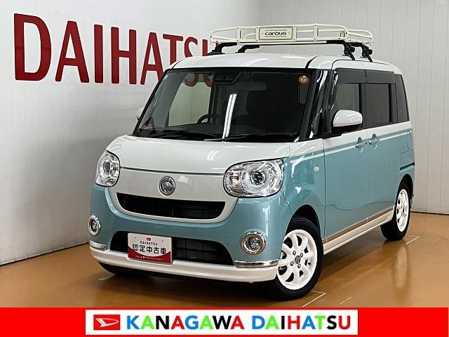 ムーヴキャンバスＧブラックアクセントＶＳ　ＳＡIIIサポカーＳワイド適合　ドラレコ　パノラマモニター対応　コーナーセンサー　ステアリングスイッチ　両側オートスライドドア　Ｐスタート　オートハイビーム　ＥＴＣ　置きラクボックス　キーフリー（神奈川県）の中古車