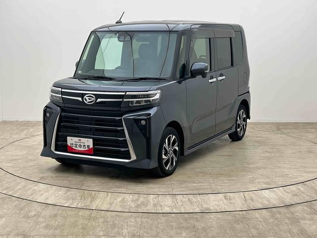 タントカスタムＸ　９インチディスプレーオーディオ・ＥＴＣ・ドラレコ令和５年式・２．８万キロ・９インチディスプレーオーディオ・ＥＴＣ車載器・ドラレコ・パノラマモニター・運転席／助手席シートヒーター・両側電動スライドドア・電子パーキングブレーキ・ブレーキホールド（大阪府）の中古車