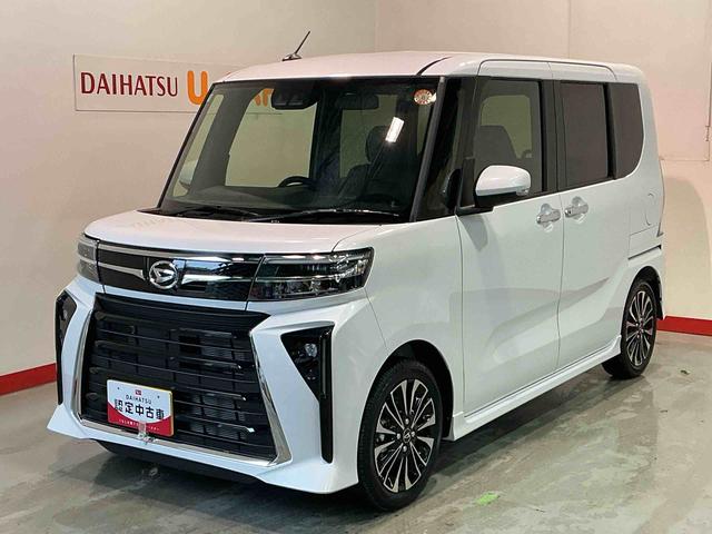 タントカスタムＲＳターボ　キーフリーシステム　ＬＥＤヘッドライト　ＬＥＤフォグランプ　両側電動スライドドア　スマートアシスト　コーナーセンサー　純正アルミホイール　オートライト　運転席助手席シートヒーター（栃木県）の中古車