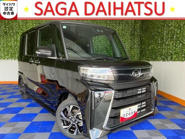 タントカスタムＸ両側電動スライドドア・プッシュボタンスタート・ステアリングスイッチ・オートエアコン・キーフリーシステム・シートヒーター・バックカメラ対応・アルミホイール・パワーウィンドウ（佐賀県）の中古車