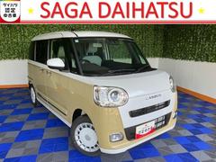 ムーヴキャンバスストライプスＧ両側電動スライドドア・プッシュボタンスタート・ステアリングスイッチ・オートエアコン・キーフリー・コーナーセンサー・ベンチシート・シートヒーター・パワーウィンドウ