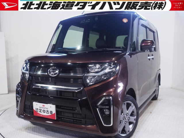 タントカスタムＲＳ４ＷＤ　ターボ　両側パワースライドドア　ダイハツ純正ナビ　ナビ連動ドライブレコーダー　バックモニター　リモコンエンジンスターター　ＥＴＣ車載器　運転席助手席シートヒーター　クルーズコントロール（北海道）の中古車