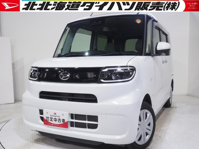 タントＸ４ＷＤ　両側スライドドア左電動　ダイハツ純正ナビ　バックモニター　リモコンエンジンスターター　後席テーブル　運転席助手席シートヒーター　オートエアコン　前後コーナーセンサー　ＬＥＤヘッドライト（北海道）の中古車