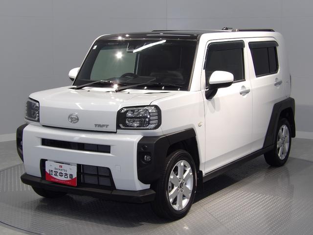 タフトG4WD スカイフィールトップ 衝突回避支援ブレーキスマートアシスト LEDヘッドランプ アルミホイール プッシュスタート オートエアコン シートヒーター イモビライザー機能付きキーフリーシステム(岩手県)の中古車