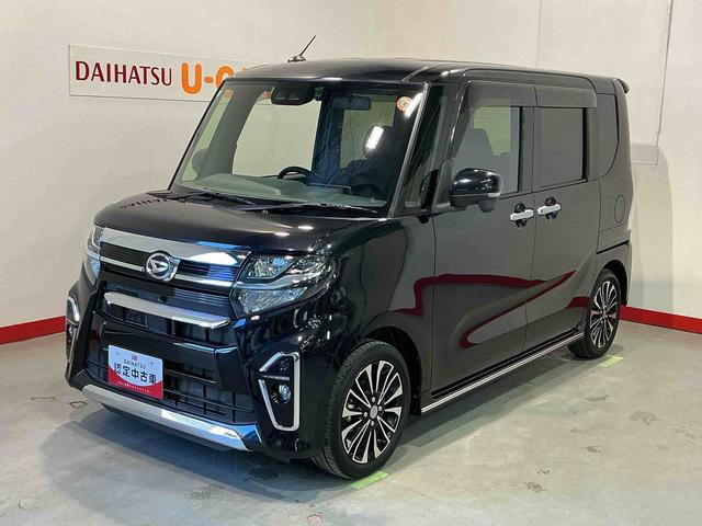 タントカスタムＲＳナビゲーションシステム　パノラマモニター　スマートアシスト　両側電動スライドドア　アルミホイール　ＬＥＤヘッドライト　衝突被害軽減システム　誤発進抑制機能（栃木県）の中古車