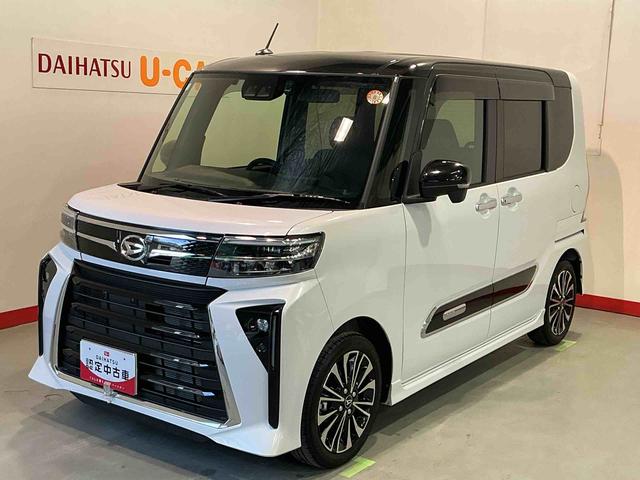 タントカスタムRSディスプレイオーディオ パノラマモニター キーフリーシステム LEDヘッドライト LEDフォグランプ 両側電動スライドドア 運転席・助手席シートヒーター スマートアシスト コーナーセンサー(栃木県)の中古車