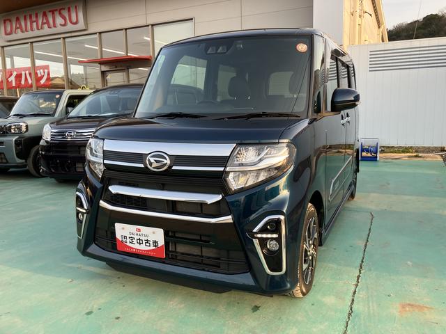 タントカスタムXスタイルセレクションメンテナンスノート スマキー 1オーナー アルミホイール ABS エアバッグ ナビ&TV キーレスエントリー(山口県)の中古車