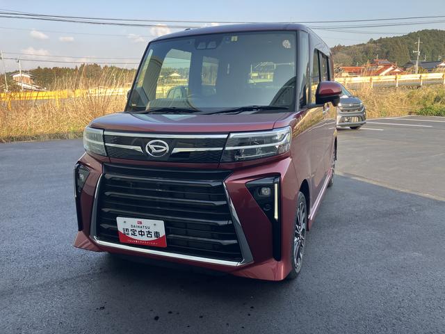 タントカスタムRSターボ スマートキープッシュスタート キーフリーキー 1オーナー アルミホイール ABS エアバック(山口県)の中古車