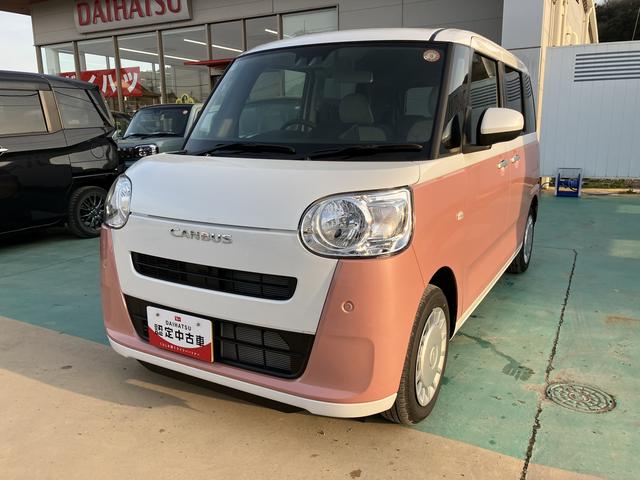 ムーヴキャンバスストライプスＸプッシュスタートスマートキー　キーフリーシステム　ＡＢＳ　エアバック（山口県）の中古車