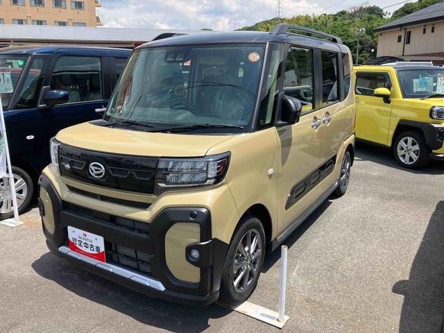 タントファンクロススマートアシスト搭載 後席両側電動スライドドア パノラマモニター対応 オートエアコン オートライト キーフリー アイドリングストップ ABS 電動ドアミラー(熊本県)の中古車