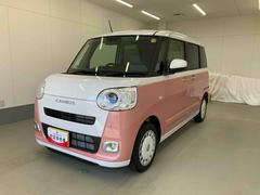 ムーヴキャンバスストライプスＧ衝突被害軽減ブレーキ　横滑り防止装置　オートハイビーム　アイドリングストップ　ステアリングスイッチ　オートライト　キーフリーシステム　オートエアコン　パノラマカメラ