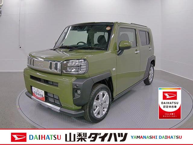 タフトG クロムベンチャー 純正ナビゲーション バックモニタースマートアシスト・15インチアルミ・LEDヘッドランプ・LEDフォグ・スカイフィールトップ・電動パーキング・運転席助手席シートヒーター・USBソケット(山梨県)の中古車