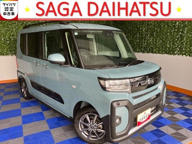 タントファンクロス両側電動スライドドア・コーナーセンサー・プッシュボタンスタート・ステアリングスイッチ・オートエアコン・キーフリー・ベンチシート・シートヒーター・アルミホイール・バックカメラ対応・パワーウィンドウ（佐賀県）の中古車