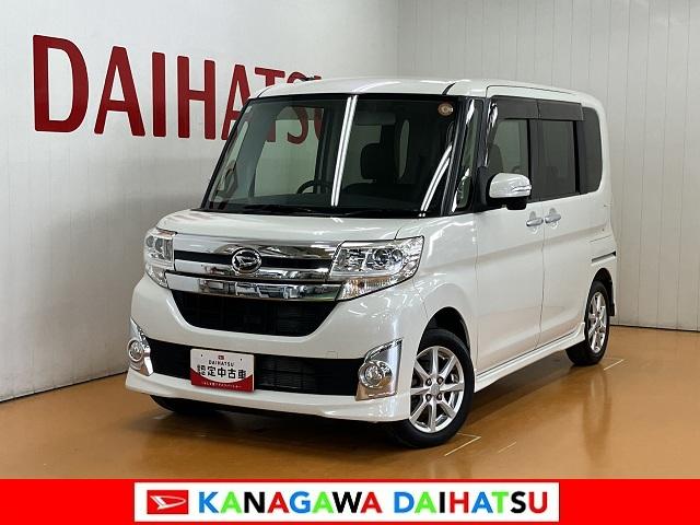 タントカスタムＸ　Ｐスタート　片側オートスライドドア　アルミミラクルオープンドア　片側オートスライドドア　オートエアコン　Ｐスタート　アイドリングストップ　オートハイビーム　アルミホイール　キーフリー（神奈川県）の中古車