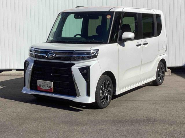 タントカスタムＸインパネシフト　プッシュスタートスイッチ　電子カードキー　電動パーキングブレーキ　両側電動スライドドア　レーンキープアシスト　オートマチックハイビーム　前後ブレーキサポート　アルミホイール（鹿児島県）の中古車