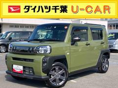 タフトＧターボ　ダーククロムベンチャーターボ　ガラスルーフ　ルーフレール　ナビ／ＴＶ／ＤＶＤ／ＢＴ／ＵＳＢ　全周囲カメラ　リモコンエンジンスターター　ＬＥＤヘッドランプ　オートライト　シートヒーター　コ−ナ−センサー　キーフリー