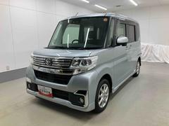 タントカスタムＸ　ＳＡＩＩＩ衝突被害軽減ブレーキ　横滑り防止装置　オートハイビーム　アイドリングストップ　オートライト　キーフリーシステム　オートエアコン　社外ナビ　バックカメラ　ＥＴＣ　マット　バイザー