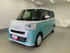 ムーヴキャンバス 中古車 ストライプスＧターボ衝突被害軽減ブレーキ　横滑り防止装置　オートハイビーム　アイドリングストップ　ステアリングスイッチ　オートライト　キーフリーシステム　オートエアコン　ナビ　ドラレコ　パノラマカメラ　ＥＴＣ