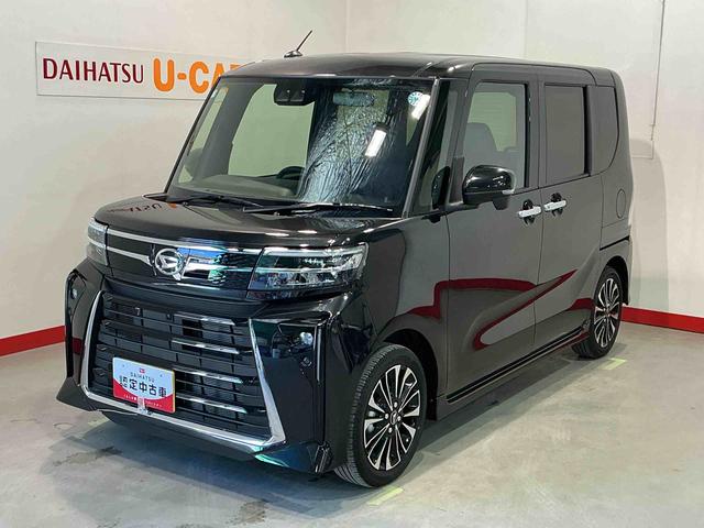 タントカスタムRSディスプレイオーディオ パノラマモニター アイドリングストップレス LEDヘッドライト 両側電動スライドドア スマートアシスト コーナーセンサー アルミホイール オートライト シートヒーター(栃木県)の中古車