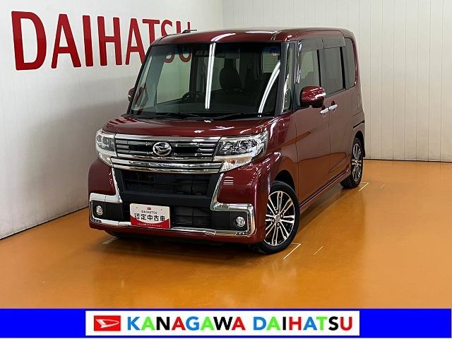 タントカスタムＲＳ　トップエディションＳＡIII　ナビ　ドラレコサポカーＳワイド適合　ミラクルオープンドア　Ｂカメラ　ＥＴＣ　片側オートスライドドア　Ｐスタート　コーナーセンサー　シートヒーター　ステアリングスイッチ　ＵＳＢ接続端子　キーフリー（神奈川県）の中古車