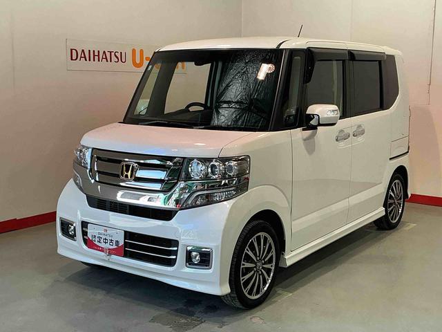 Ｎ−ＢＯＸカスタムＧ・ターボＬパッケージキーフリーシステム　ＬＥＤヘッドライト　フォグランプ　アルミホイール　両側電動スライドドア　ナビゲーションシステム　バックカメラ　ＥＴＣ車載器（栃木県）の中古車