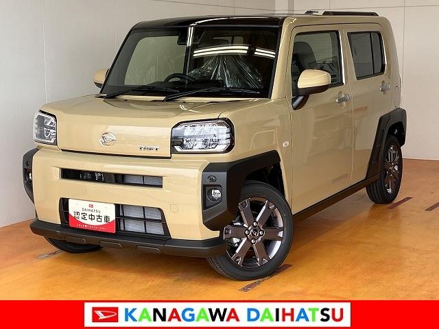 タフトGターボ アダプティブクルーズコントロールサポカーSワイド適合 スカイフィールトップ 電動パーキングブレーキ 全車速追従機能付ACC ステアリングスイッチ シートヒーター USB接続端子 Pスタート コーナーセンサー Bカメラ(神奈川県)の中古車