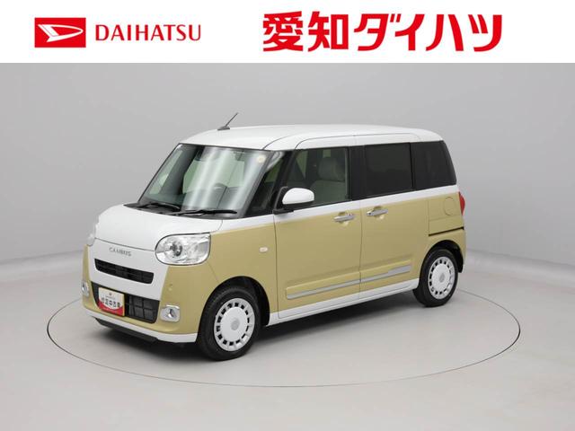ムーヴキャンバスストライプスＧスマートキー　ＬＥＤヘッドライト　バックカメラ　レーンキープコントロール　両側電動スライドドア　衝突回避支援ブレーキ　オートハイビーム　保温ドリンクホルダー（愛知県）の中古車