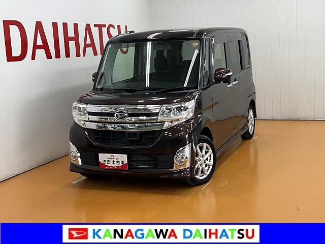 タントカスタムＸ　ＳＡ　ナビ　片側オートスライドドアスマアシ　ミラクルオープンドア　片側オートスライドドア　ステアリングスイッチ　Ｂカメラ　Ｐスタート　エコアイドル　横滑り防止機能　誤発進抑制機能　ナノイー空気清浄機　ＥＴＣ（神奈川県）の中古車