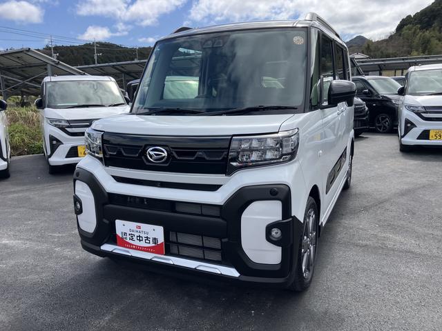 タントファンクロスターボスマートキープッシュスタート　ワンオーナー車　ターボ車　アルミホイール　キーフリーシステム　記録簿　エアバッグ　ＡＢＳ（山口県）の中古車