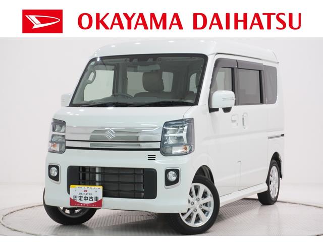 エブリイワゴンPZターボシートヒーター 左側パワースライドドア オートライト キーフリー アイドリングストップ USB入力端子 電動格納式ドアミラー エアコン パワーステアリング パワーウィンドウ 運転席エアバッグ ABS(岡山県)の中古車