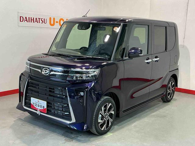 タントカスタムＸキーフリーシステム　ＬＥＤヘッドライト　ＬＥＤフォグランプ　両側電動スライドドア　スマートアシスト　コーナーセンサー　純正アルミホイール　オートライト　運転席助手席シートヒーター（栃木県）の中古車