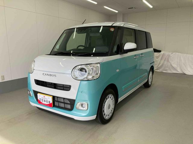 ムーヴキャンバスストライプスG衝突被害軽減ブレーキ 横滑り防止装置 オートハイビーム アイドリングストップ ステアリングスイッチ オートライト キーフリーシステム オートエアコン ナビ ドラレコ パノラマカメラ ETC マット(岐阜県)の中古車