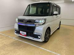 タントカスタムＲＳ　トップエディションＳＡＩＩＩ　ナビ　保証付きまごころ保証１年付き　記録簿　取扱説明書　ＥＴＣ　バックカメラ　衝突被害軽減システム　スマートキー　オートマチックハイビーム　アルミホイール　ターボ　レーンアシスト　ワンオーナー　エアバッグ　エアコン
