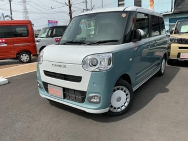 ムーヴキャンバスストライプスG 1年走行距離無制限 保証付き一年保証・走行距離無制限 ディスプレイオーディオ ブルートゥース バックカメラ ドラレコ オートライト LEDヘッドライト シートヒーター(埼玉県)の中古車