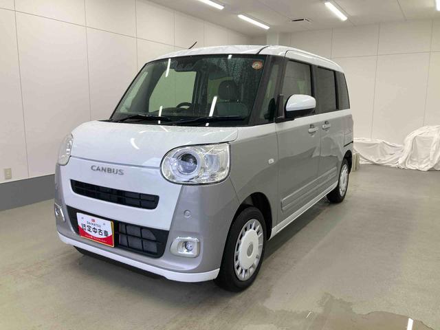 ムーヴキャンバスストライプスＧ衝突被害軽減ブレーキ　横滑り防止装置　４ＷＤ　オートハイビーム　アイドリングストップ　ステアリングスイッチ　オートライト　キーフリー　オートエアコン　ナビ　ドラレコ　パノラマカメラ　ＥＴＣ　マット（岐阜県）の中古車