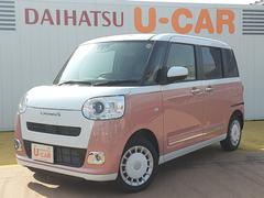 ムーヴキャンバス 中古車 ストライプスＧ　スマホ連携ディスプレイオーディオ　試乗車禁煙車　ワンオーナー　電動格納ミラー　両側電動スライドドア　ＬＥＤヘッドライト　シートヒーター　オートエアコン　キーフリー　９インチスマホ連携ディスプレイオーディオ　電動パーキングブレーキ