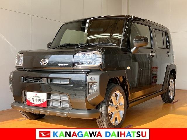 タフトＧサポカーＳワイド適合　スカイフィールトップ　電動パーキングブレーキ　全車速追従機能付ＡＣＣ　ステアリングスイッチ　シートヒーター　ＵＳＢ接続端子　Ｐスタート　コーナーセンサー　キーフリー（神奈川県）の中古車