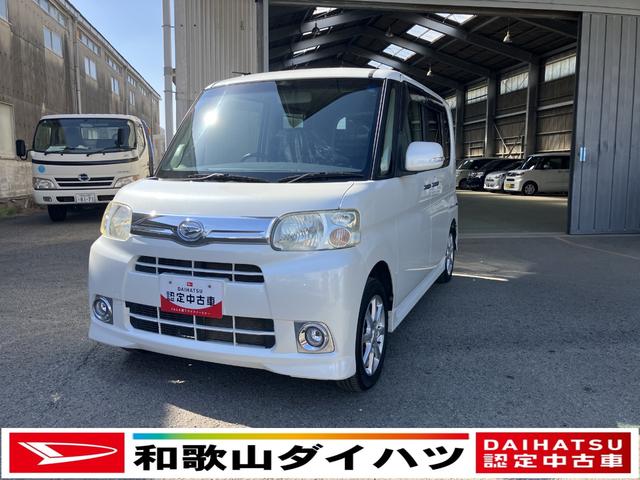 タントG軽自動車 衝突安全ボディ トップシェイドガラス スマートキー 左側パワースライドドア 社外ナビ 社外ETC車載器ミラクルオープンドア 14インチアルミホイール(和歌山県)の中古車