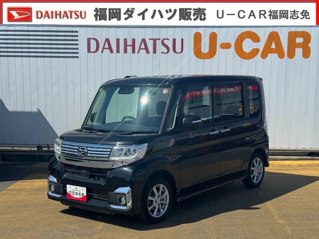 タントカスタムＸ　ＳＡIII純正フルセグナビ　ＥＴＣ　衝突低減ブレーキ（福岡県）の中古車