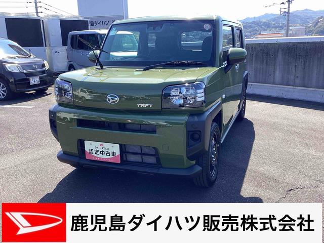 タフトＸインパネシフト　プッシュスタートスイッチ　電子カードキー　電動パーキングブレーキ　カーナビ　ガラスルーフ　衝突被害軽減　車線逸脱警報　オートマチックハイビーム　ＡＢＳ付き（鹿児島県）の中古車