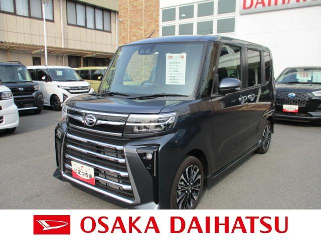 タントカスタムＲＳリミテッド　メッキグリル　バックドアガーニッシュ純正オプションパーツ装着車　バックカメラ　ＬＥＤヘッドランプ　両側パワースライドドア（大阪府）の中古車