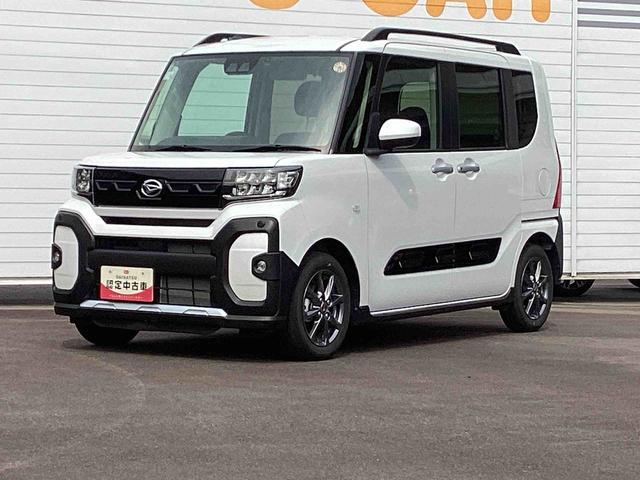 タントファンクロスインパネシフト プッシュスタートスイッチ 電子カードキー 電動パーキングブレーキ カーナビ 誤発進抑制機能 レーンキープアシスト アルミホイール ABS(鹿児島県)の中古車