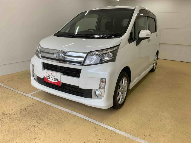 ムーヴカスタム X タイヤ新品保証付き 記録簿 取扱説明書 ナビ ETC 右リアドアエクボ有り スマートキー アルミホイール ワンオーナー エアバッグ エアコン パワーステアリング パワーウィンドウ ABS(静岡県)の中古車