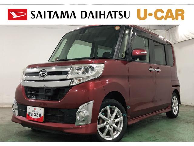 タントカスタムＸ　ＳＡII　走行８５６４８キロ／オートライト一年保証・走行距離無制限走行８５６４８キロ　助手席エアバック　純正カーペットマット　オートライト　ＬＥＤヘッドライト　両側電動スライドドア（埼玉県）の中古車